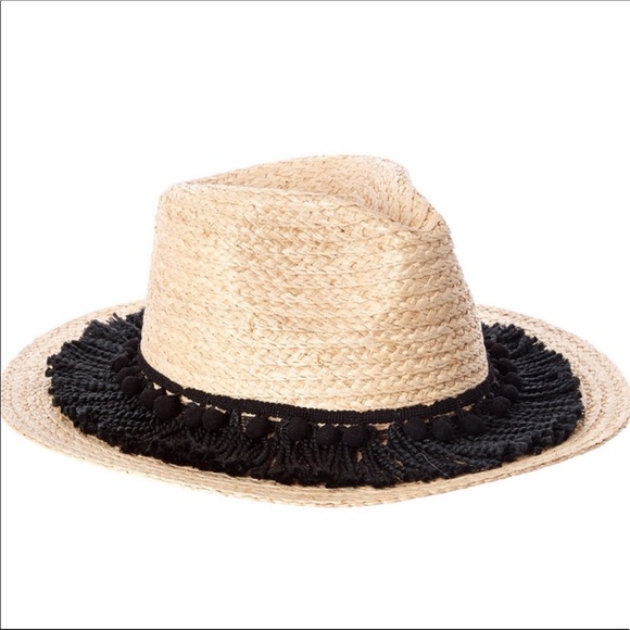 MARCUS ADLERPanama HatFringe & Poms!